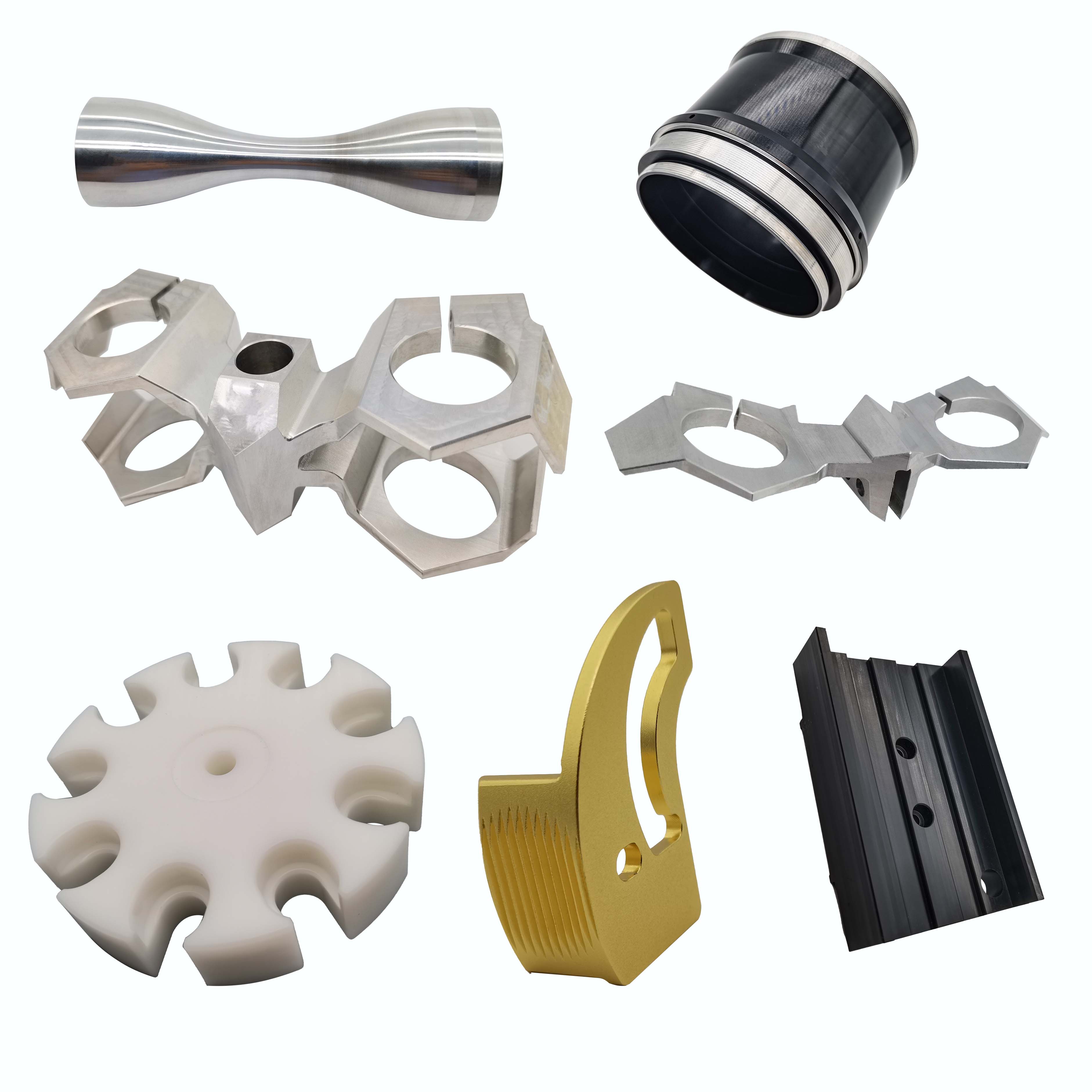 Custom Milling Services CNC Machining 6061 7075 Aluminum Mechanical Components CNC Lathe Turned Parts Machining Services