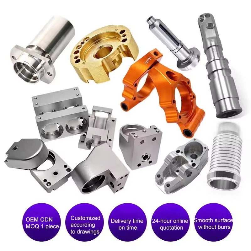 Customized OEM Lathe Milling Processing CNC Machined Aviation Medical Titanium Magnesium Parts Carbon Steel Turning Machining