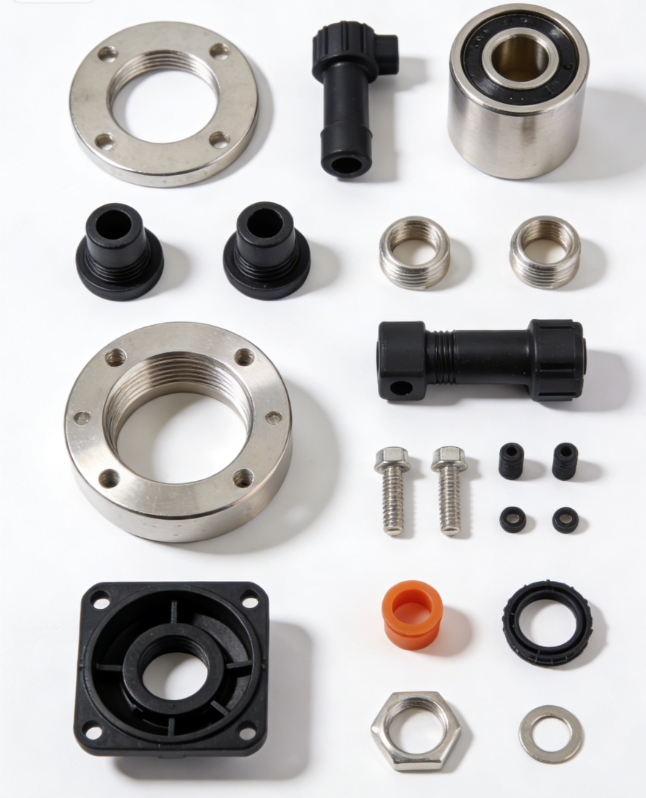 5 Axis CNC Machining Precision Mechanical Customized on Demand for Aluminum Stainless Steel Titanium Magnesium POM Nylon PC