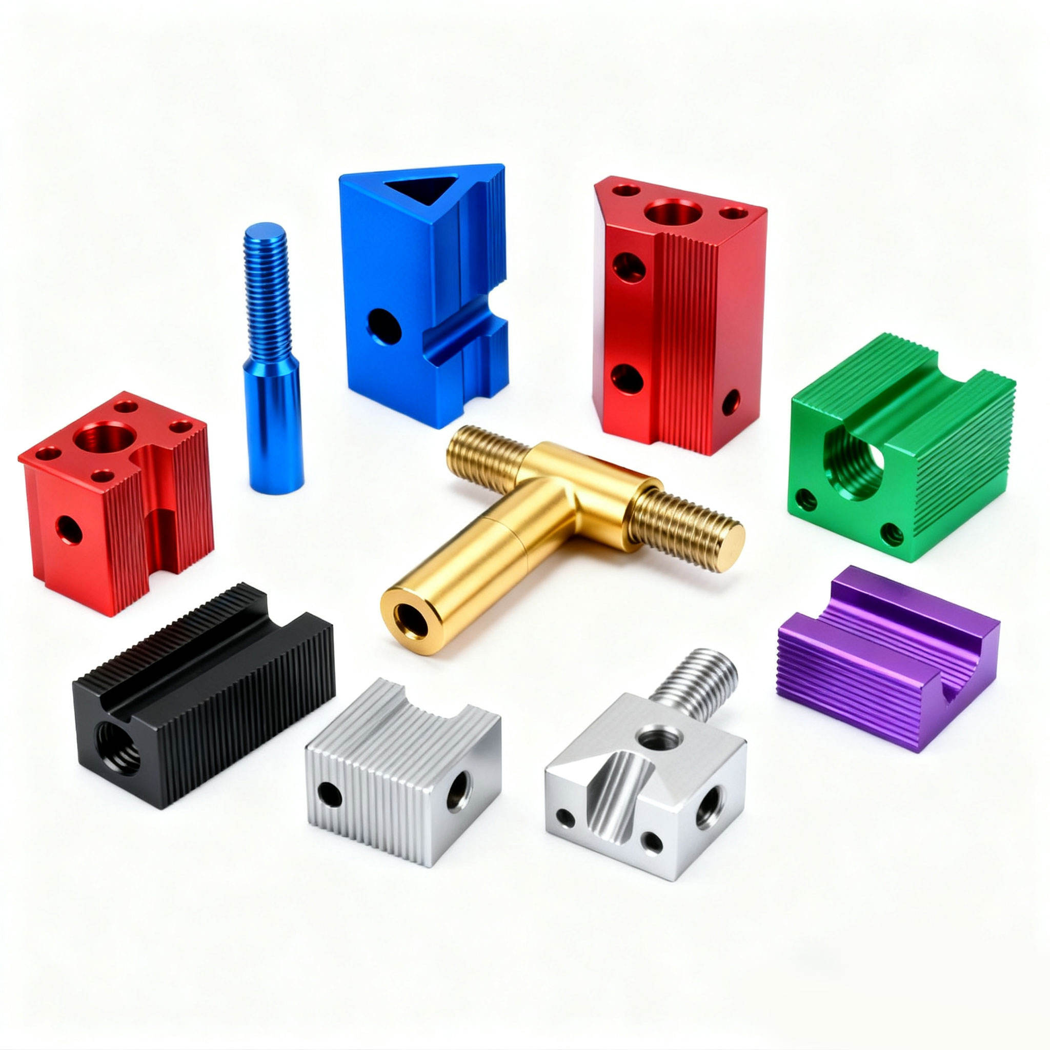 CNC Custom Machined Titanium Machining Milling Parts CNC Machining Spare Parts 5 Axis CNC Machining Service