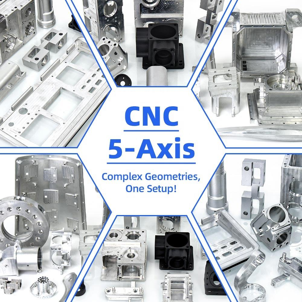 Custom 5 Axis CNC Machining & Wire EDM Services for Metal Parts-Stainless Steel/Brass/Aluminum Machined Components