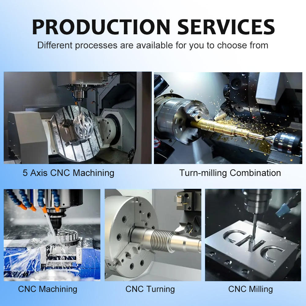 OEM Customized 5 Axis Metal Parts Precise CNC Machining Services