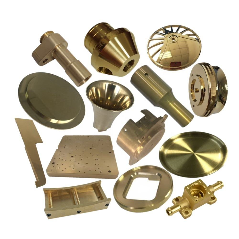Non-standard Brass Hardware Parts CNC Machining, CNC Milling Various Brass Components, Precision Brass CNC Turn-milling Service