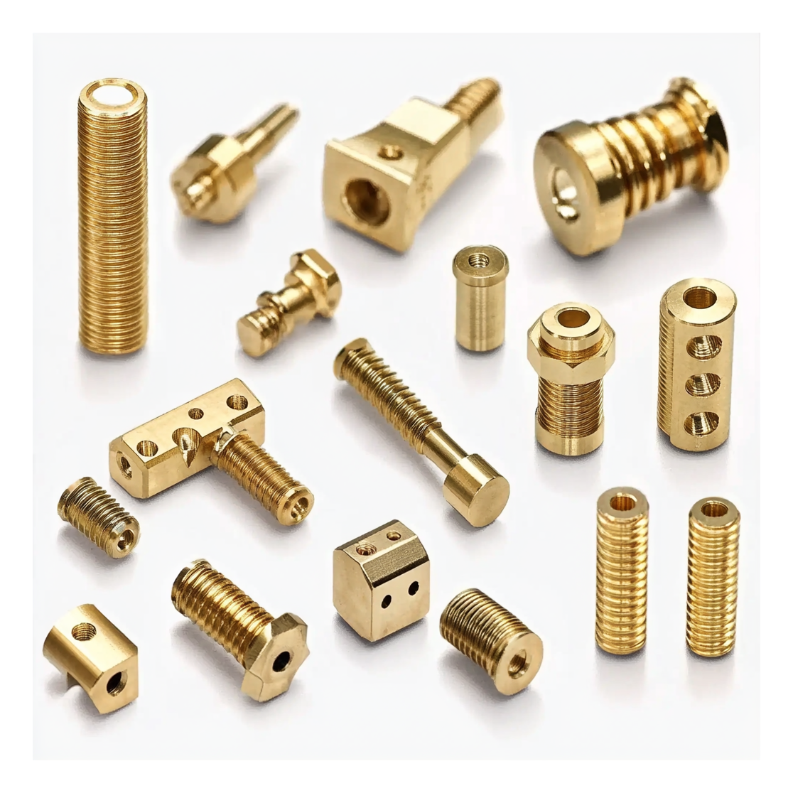 High Precision Custom Metal Fabrication Service Manufacturing Various Brass Parts-Stainless Steel Copper CNC Machining Parts