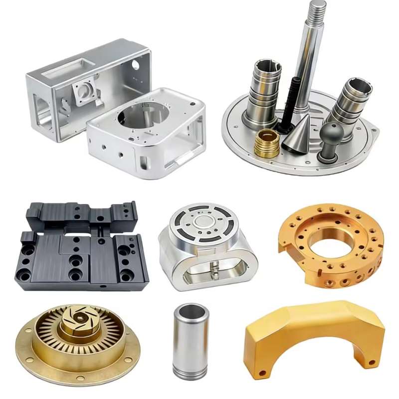 High Precision Custom Machined Metal Parts Anodized Aluminum Alloy Titanium Components Turning Polishing Cnc Machining Services