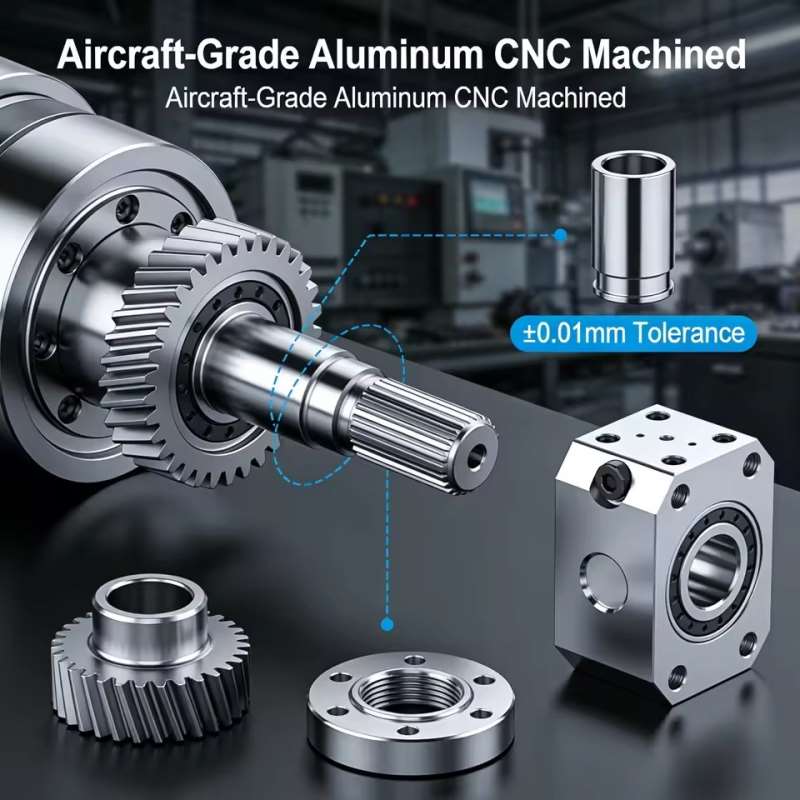 Custom CNC Machined Aluminum 5 Axis for Automotive Motorcycle Industry OEM Precision Machining Parts
