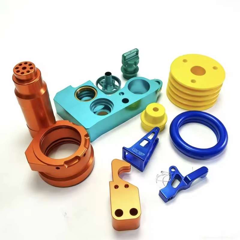 High Precision Custom Machined Metal Parts Anodized Aluminum Alloy Titanium Components Turning Polishing Cnc Machining Services