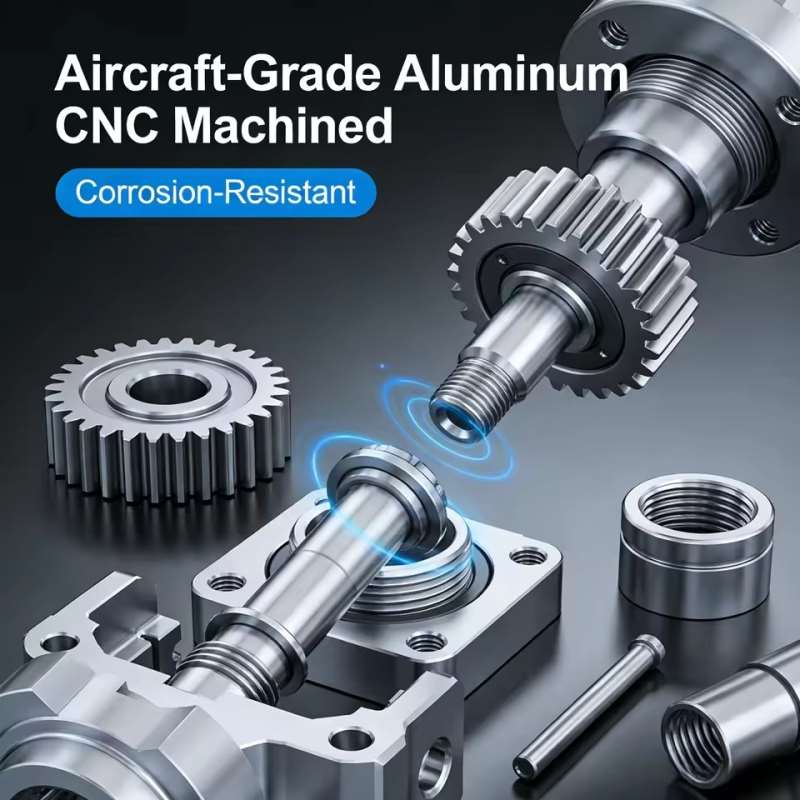 Custom CNC Machined Aluminum 5 Axis for Automotive Motorcycle Industry OEM Precision Machining Parts