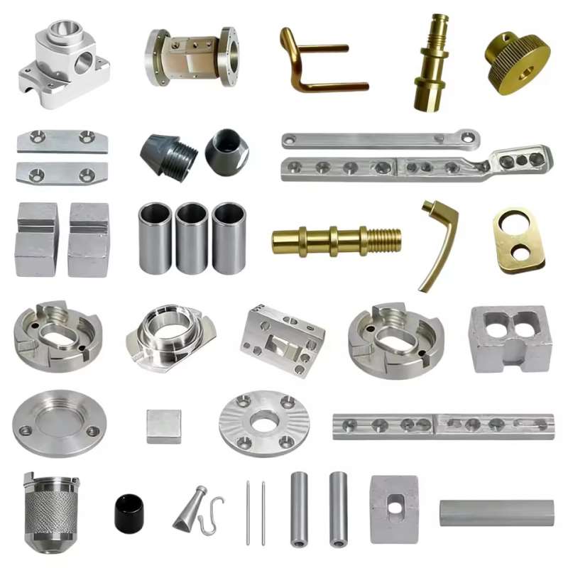 High Precision CNC Machining Service Custom Metal Parts Rapid Prototyping 3 4 5 Axis Milling Turning Wire EDM Aluminum Brass